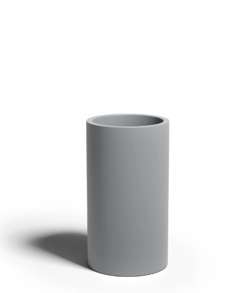 Donica walec szara Alto 65 cm Monumo